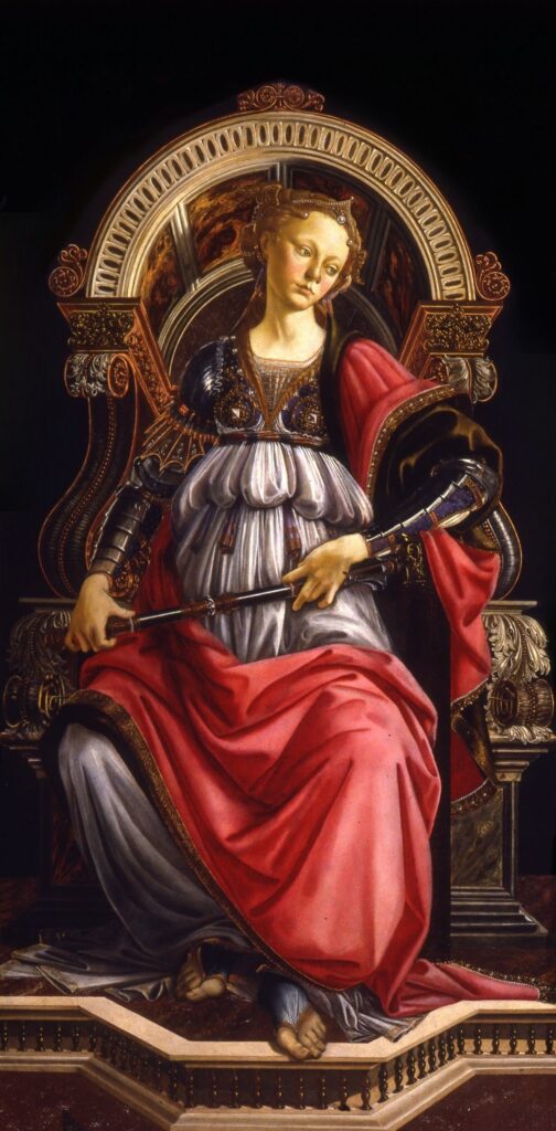 Alegoria Męstwa - Sandro Botticelli